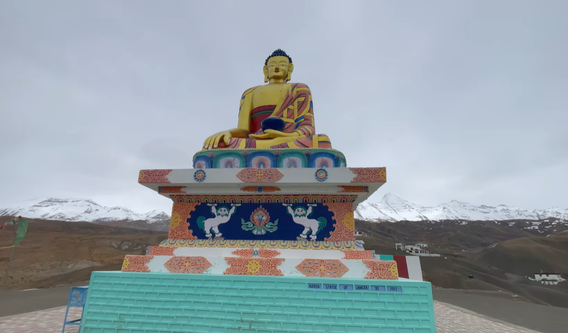 Langza Village Video: Buddha Statue, Mountain Views and Spaceship Cafe