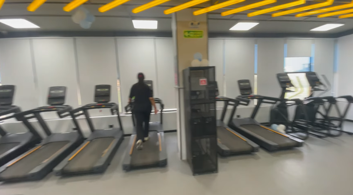 Treadmills and cardio machines inside Cult Gym Sector 57