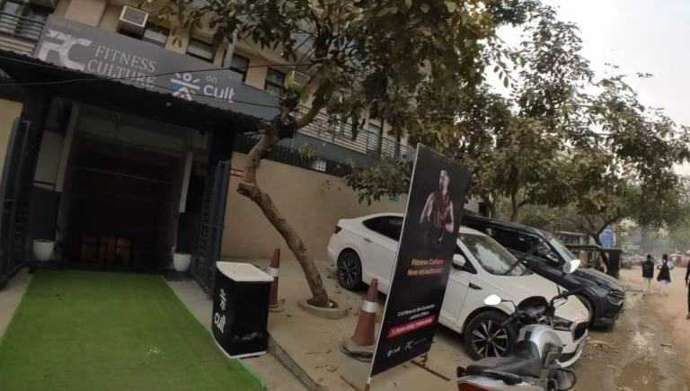 Entrance to the Cult Elite gym at Fitness Culture DLF Phase 3