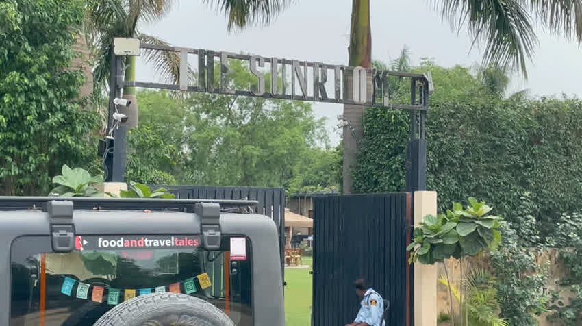 The Sunroom Gurgaon Review: Garden Cafe, Food and Road Warning